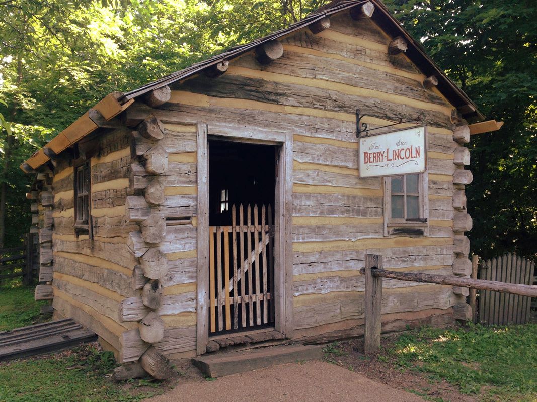 Log cabin at Lincoln's New Salem
