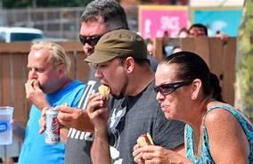 Brat Eating Competition