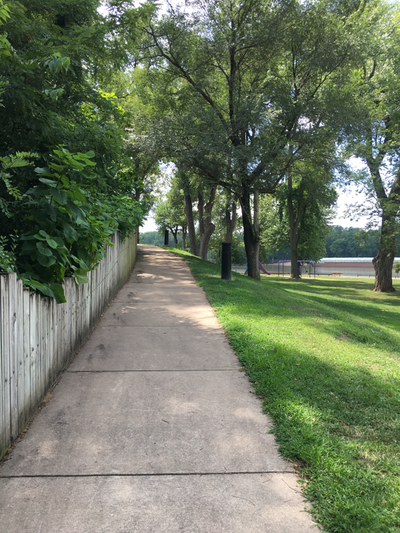 Walking path at Riverfront Park